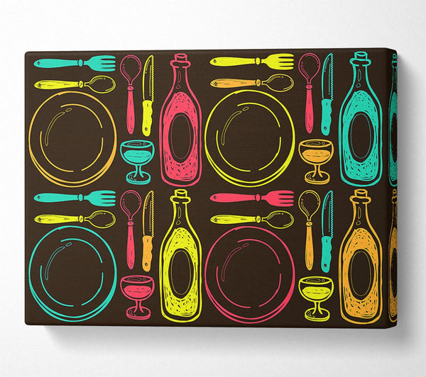  A Canvas Print of I Love Cooking 4 Canvas Art