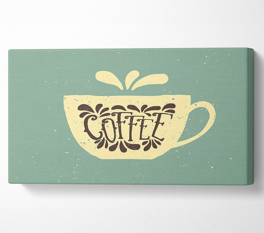  A Canvas Print of Coffee Splash Canvas Wall Art