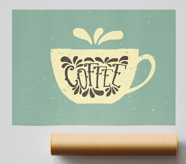 Coffee Splash Print