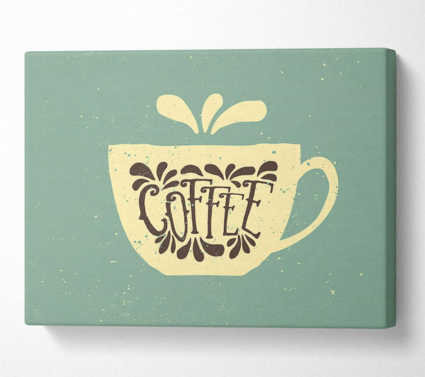  A Canvas Print of Coffee Splash Canvas Wall Art