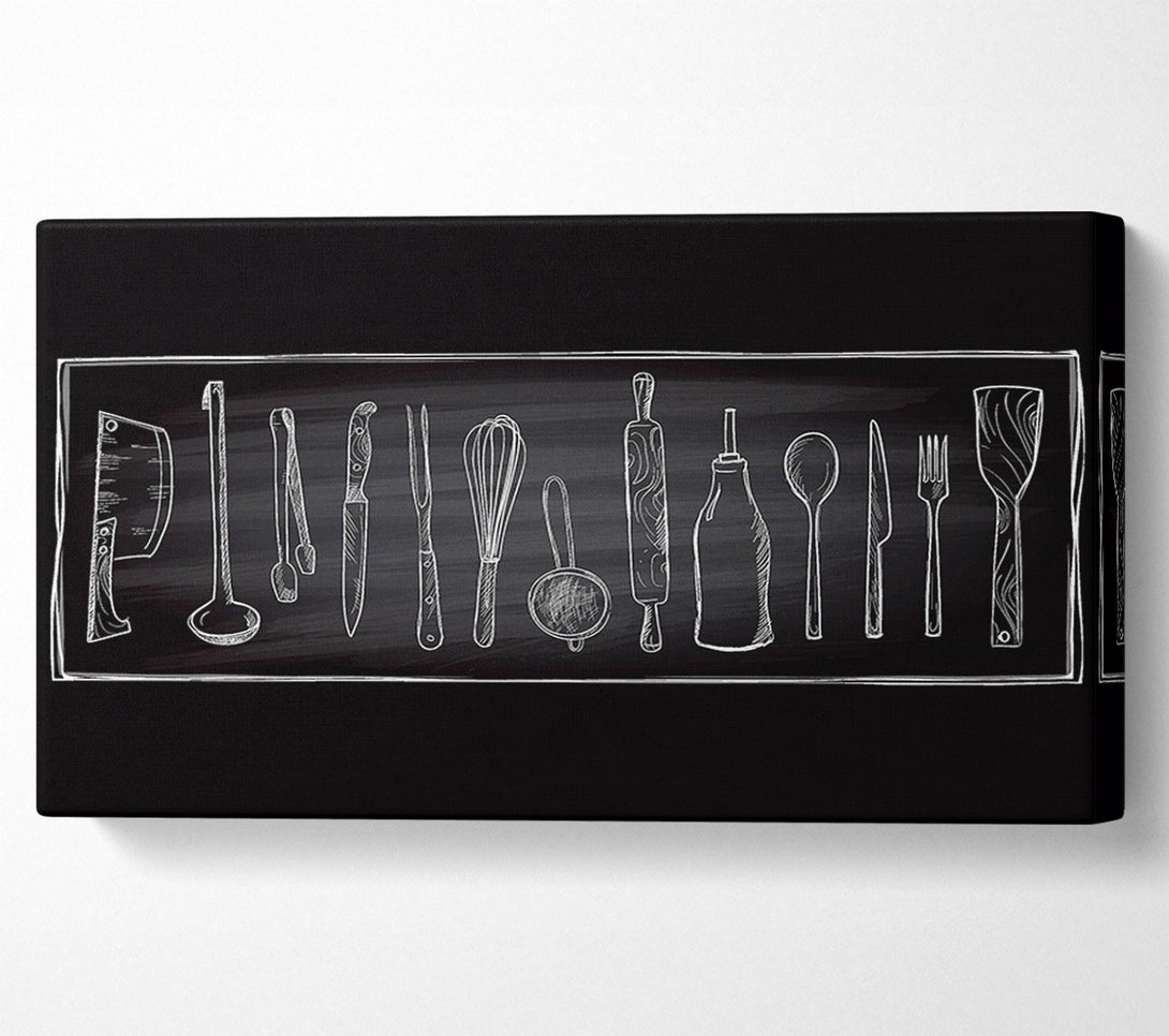  A Canvas Print of Utensils 5 Canvas Wall Art