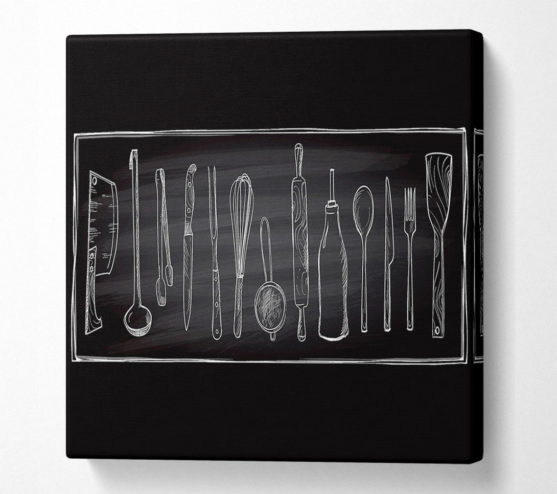  A Canvas Print of Utensils 5 Canvas Wall Art