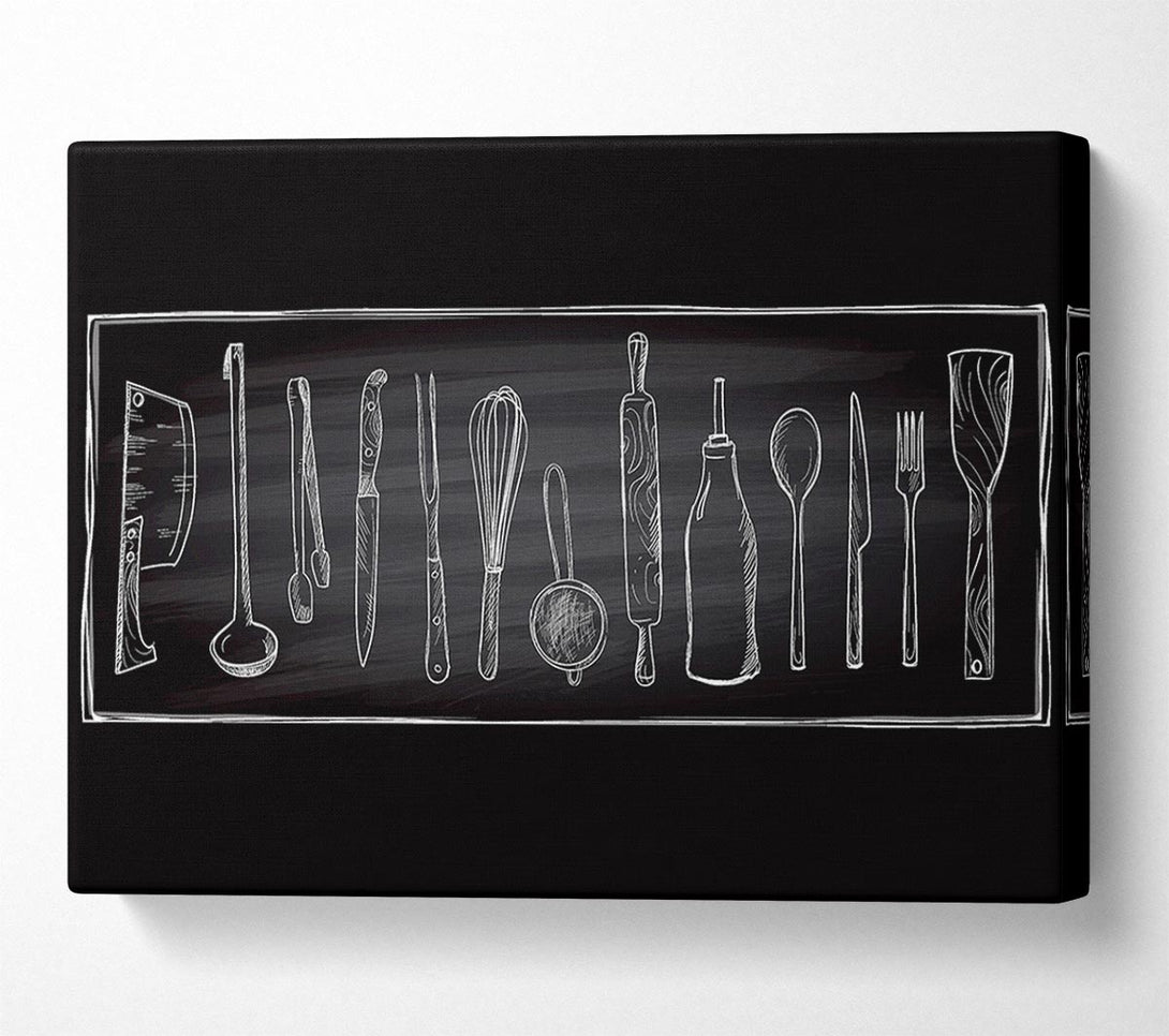  A Canvas Print of Utensils 5 Canvas Wall Art