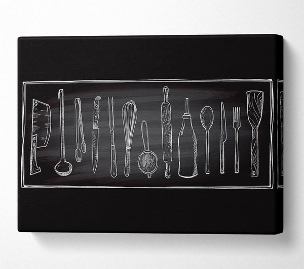  A Canvas Print of Utensils 5 Canvas Wall Art