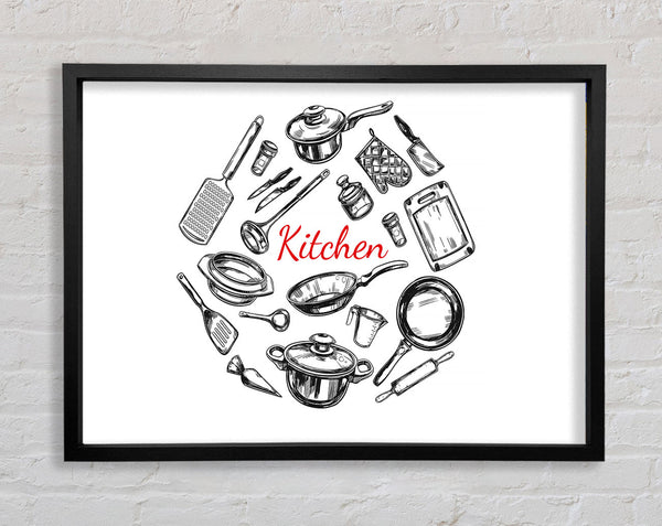 Utensils 9 Framed Print