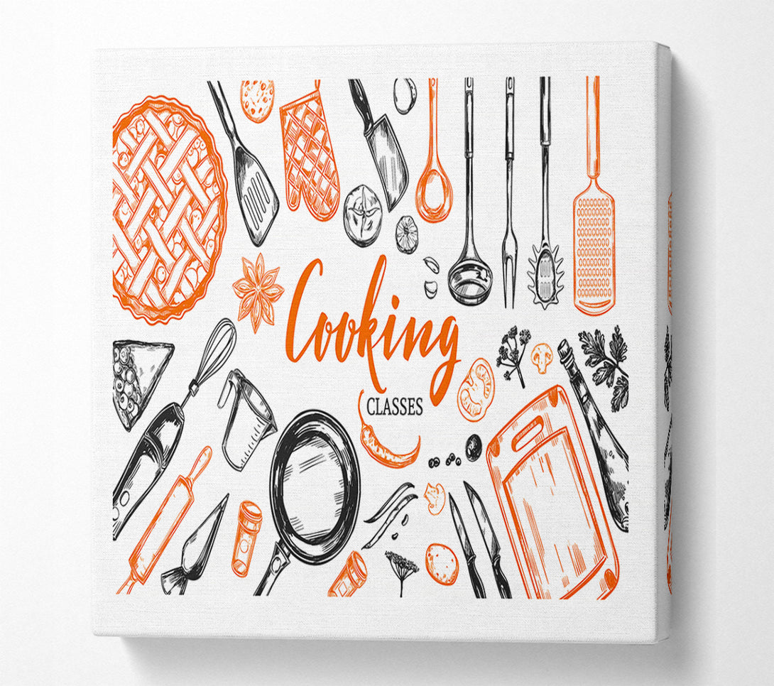  A Canvas Print of Utensils 7 Canvas Wall Art