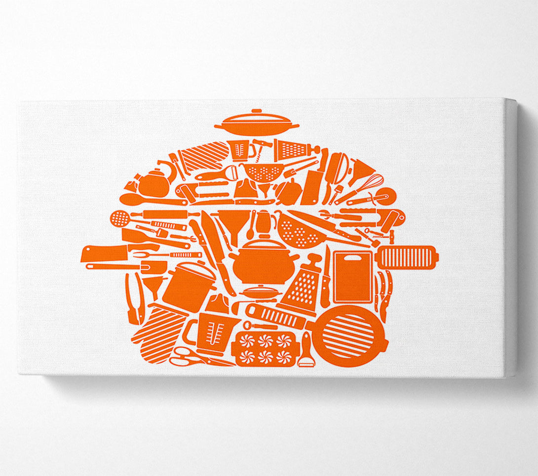  A Canvas Print of I Love Cooking 5 Canvas Print