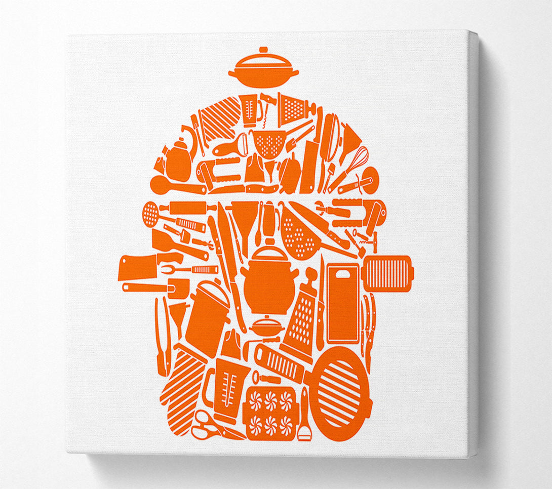 A Canvas Print of I Love Cooking 5 Canvas Print