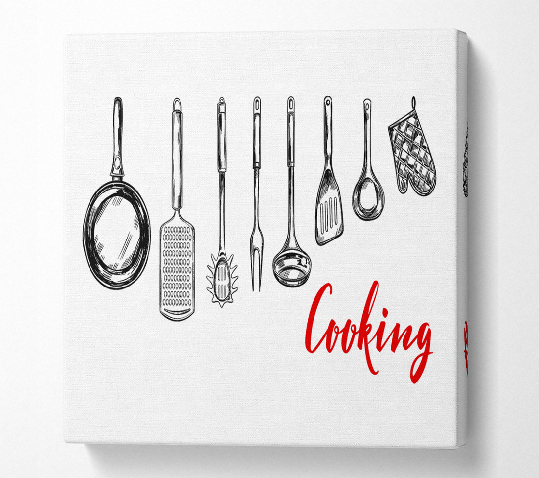  A Canvas Print of Utensils 4 Canvas Art