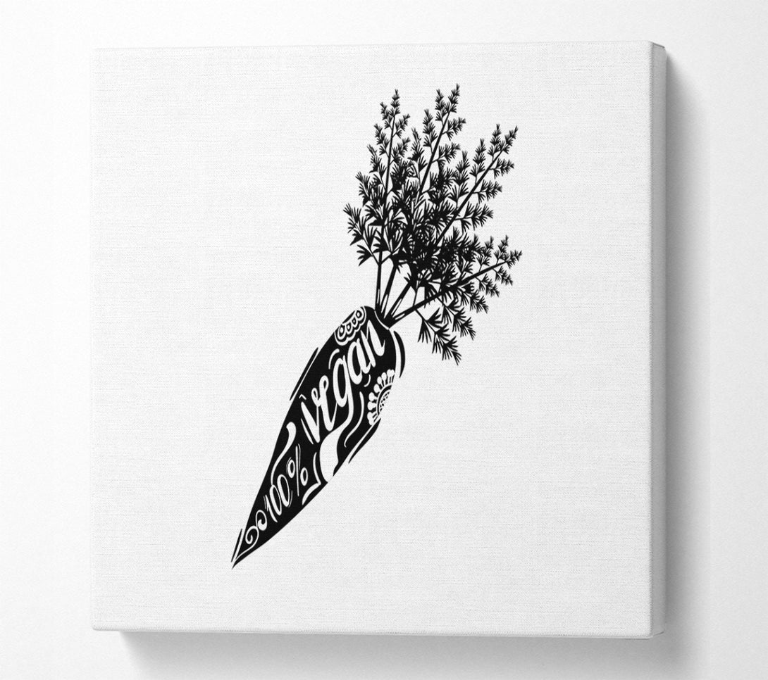  A Canvas Print of Vegan Canvas Wall Art