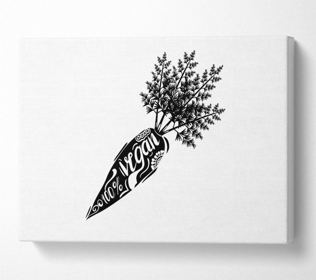  A Canvas Print of Vegan Canvas Wall Art
