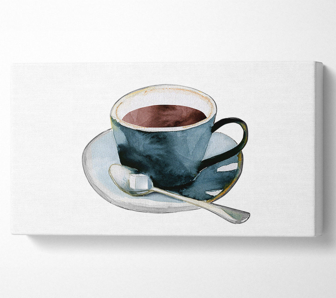  A Canvas Print of Coffee Time Canvas Print