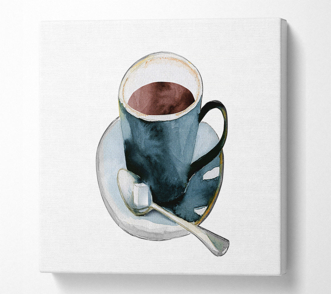  A Canvas Print of Coffee Time Canvas Print