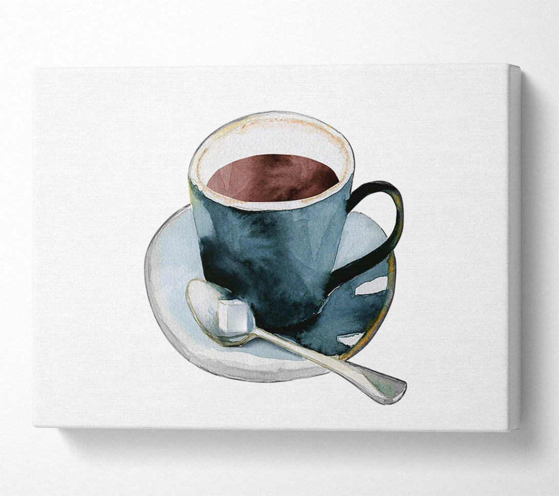  A Canvas Print of Coffee Time Canvas Print