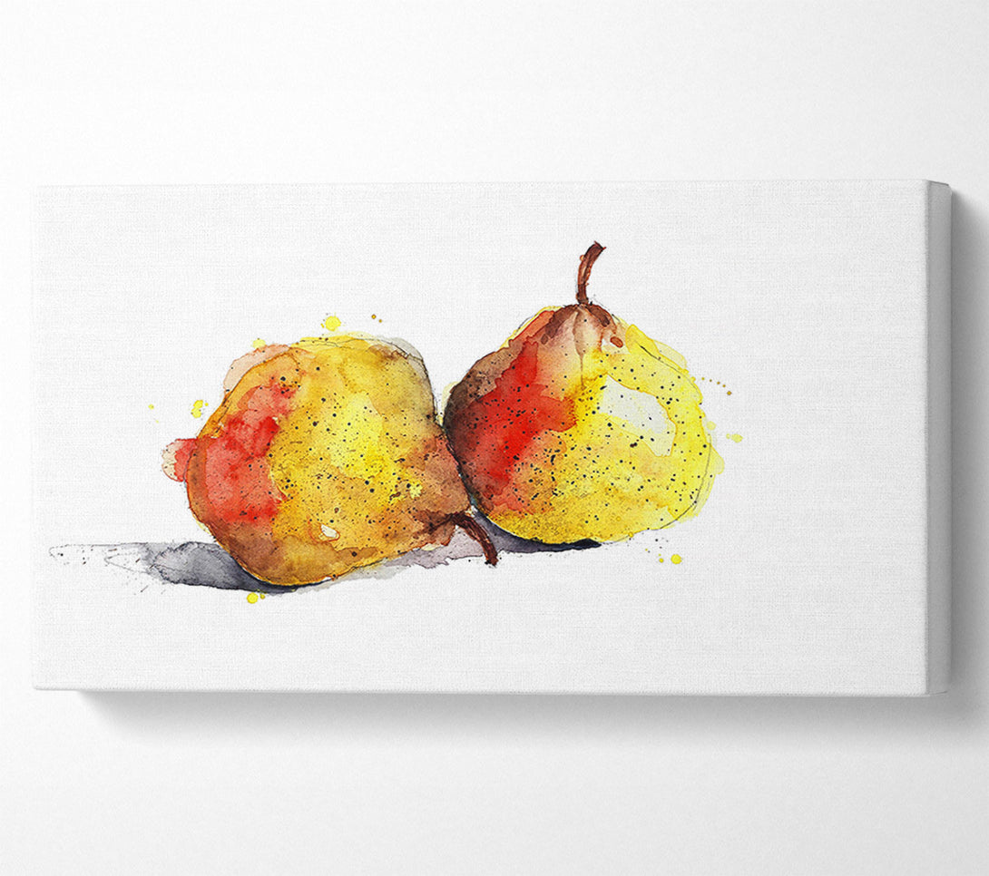  A Canvas Print of Pear Duo 2 Canvas Wall Art