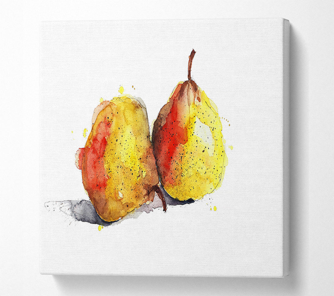  A Canvas Print of Pear Duo 2 Canvas Wall Art