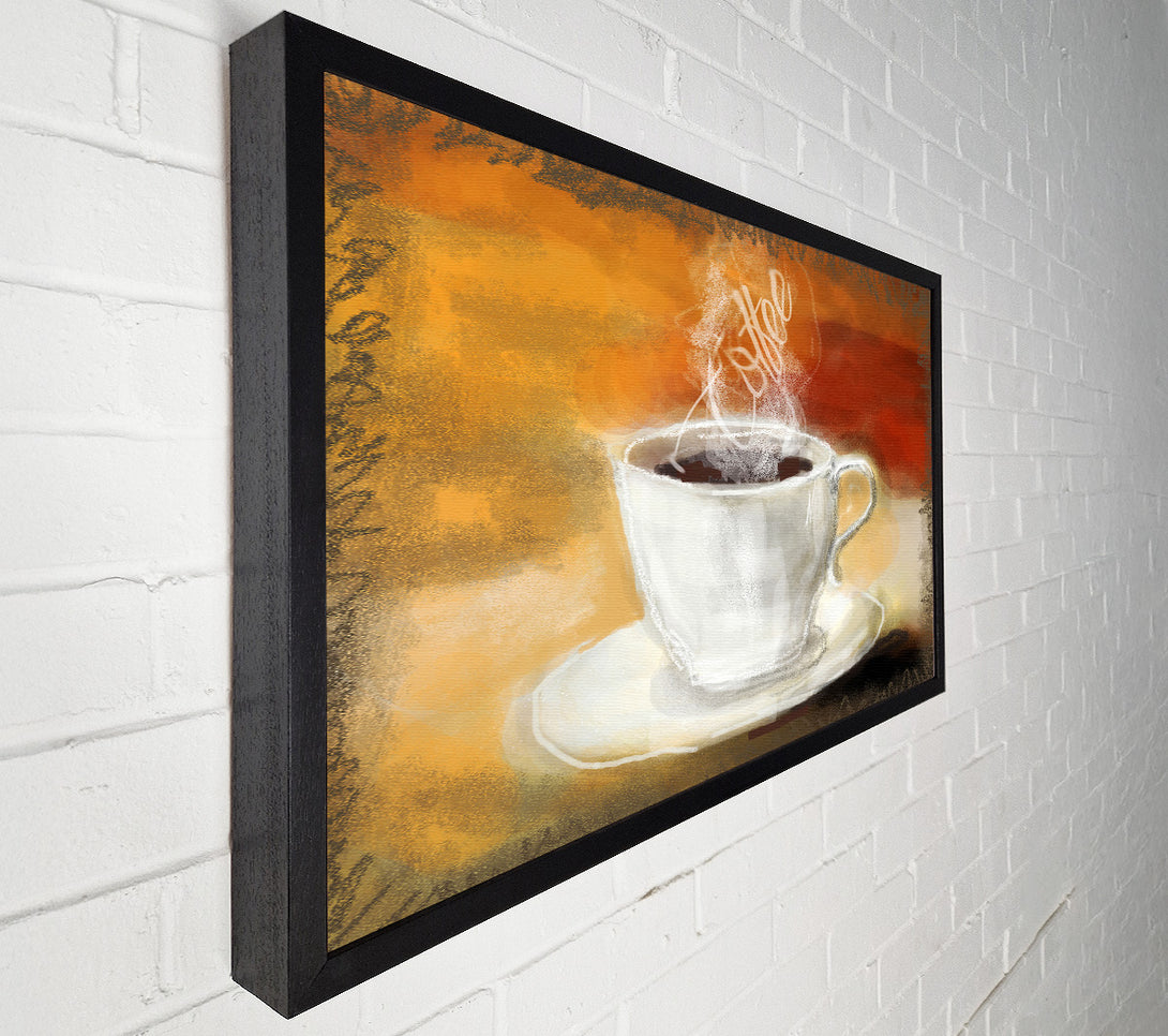  A Canvas Print of Coffee Steam Canvas Wall Art