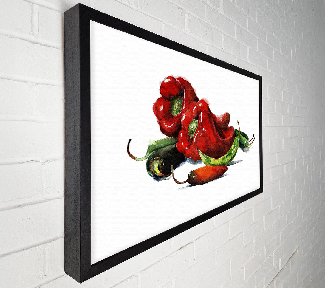  A Canvas Print of Chili Choice Canvas Wall Art