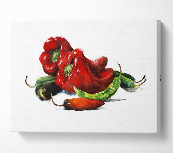  A Canvas Print of Chili Choice Canvas Wall Art