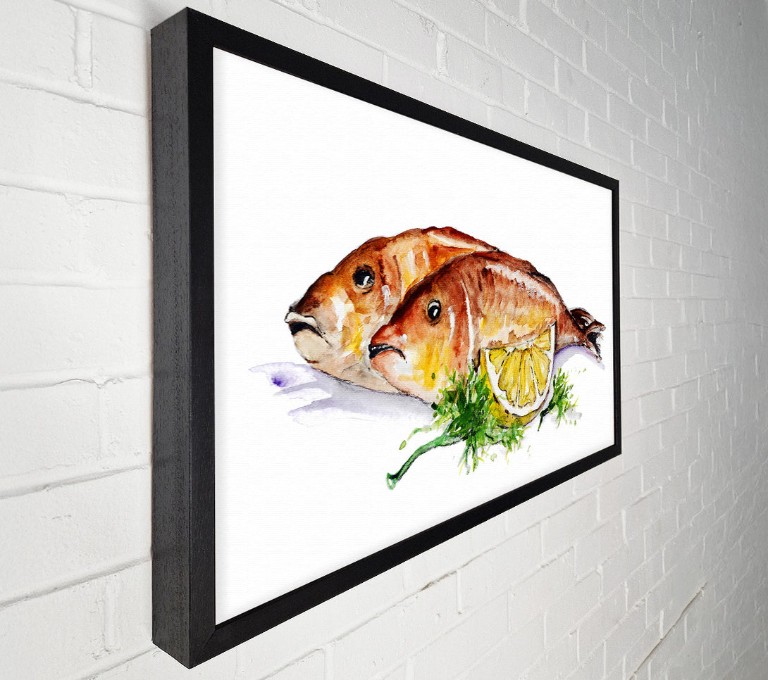 A Canvas Print of Lemon Sole Canvas Print