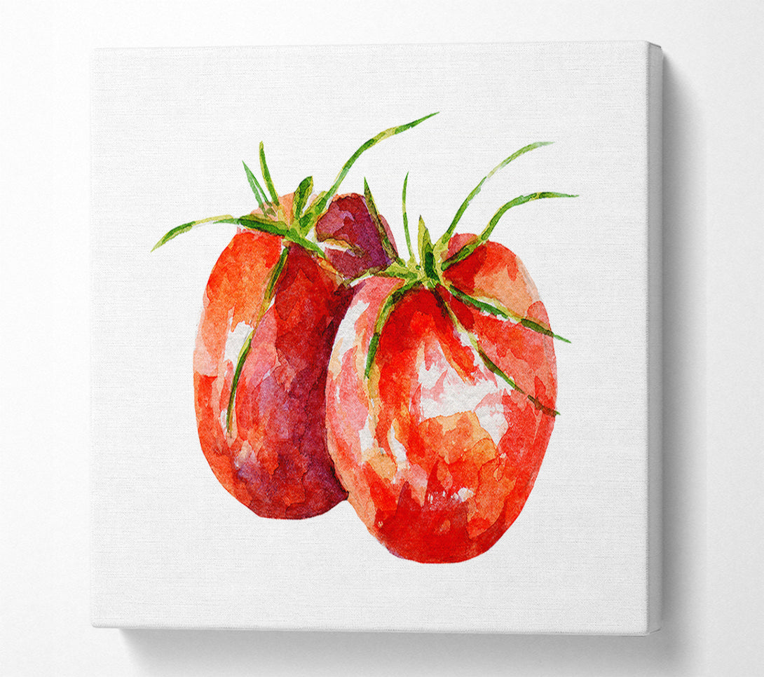  A Canvas Print of Duo Tomato 1 Canvas Art