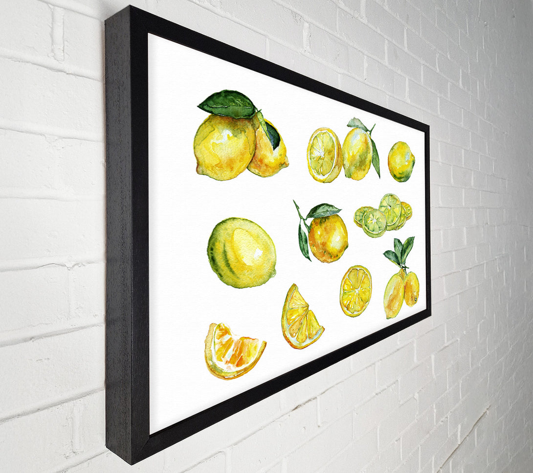  A Canvas Print of Just Lemons Canvas Art
