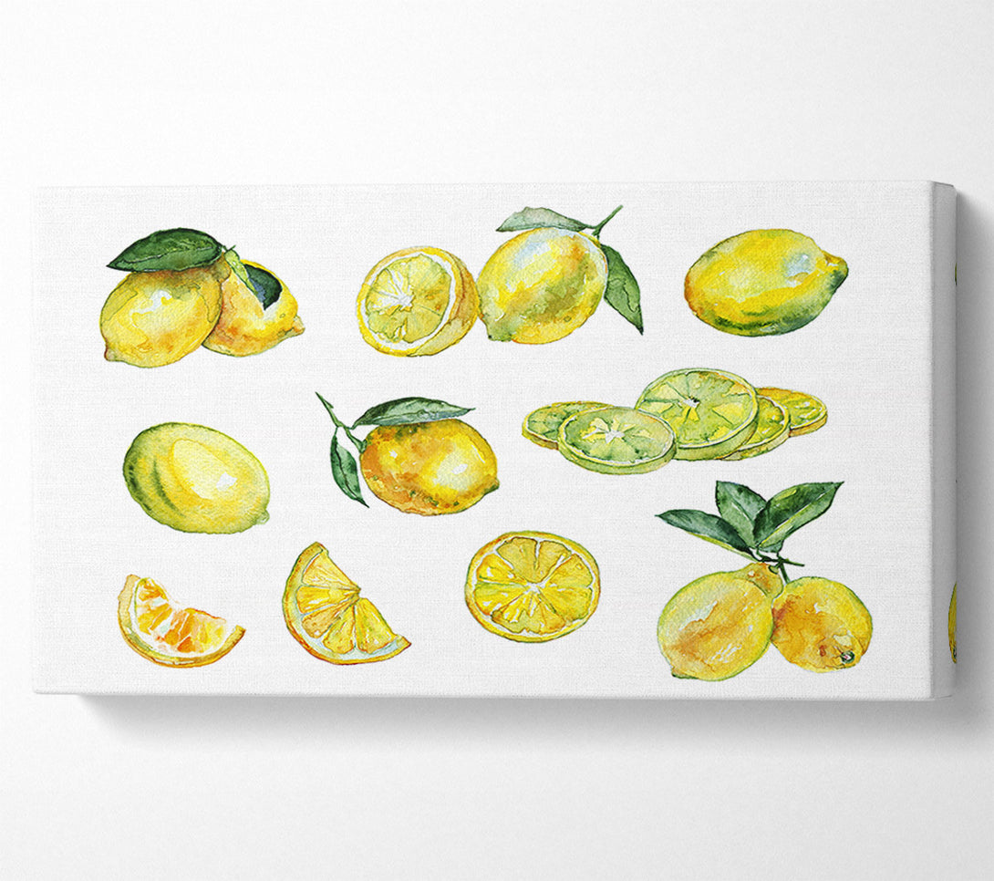  A Canvas Print of Just Lemons Canvas Art
