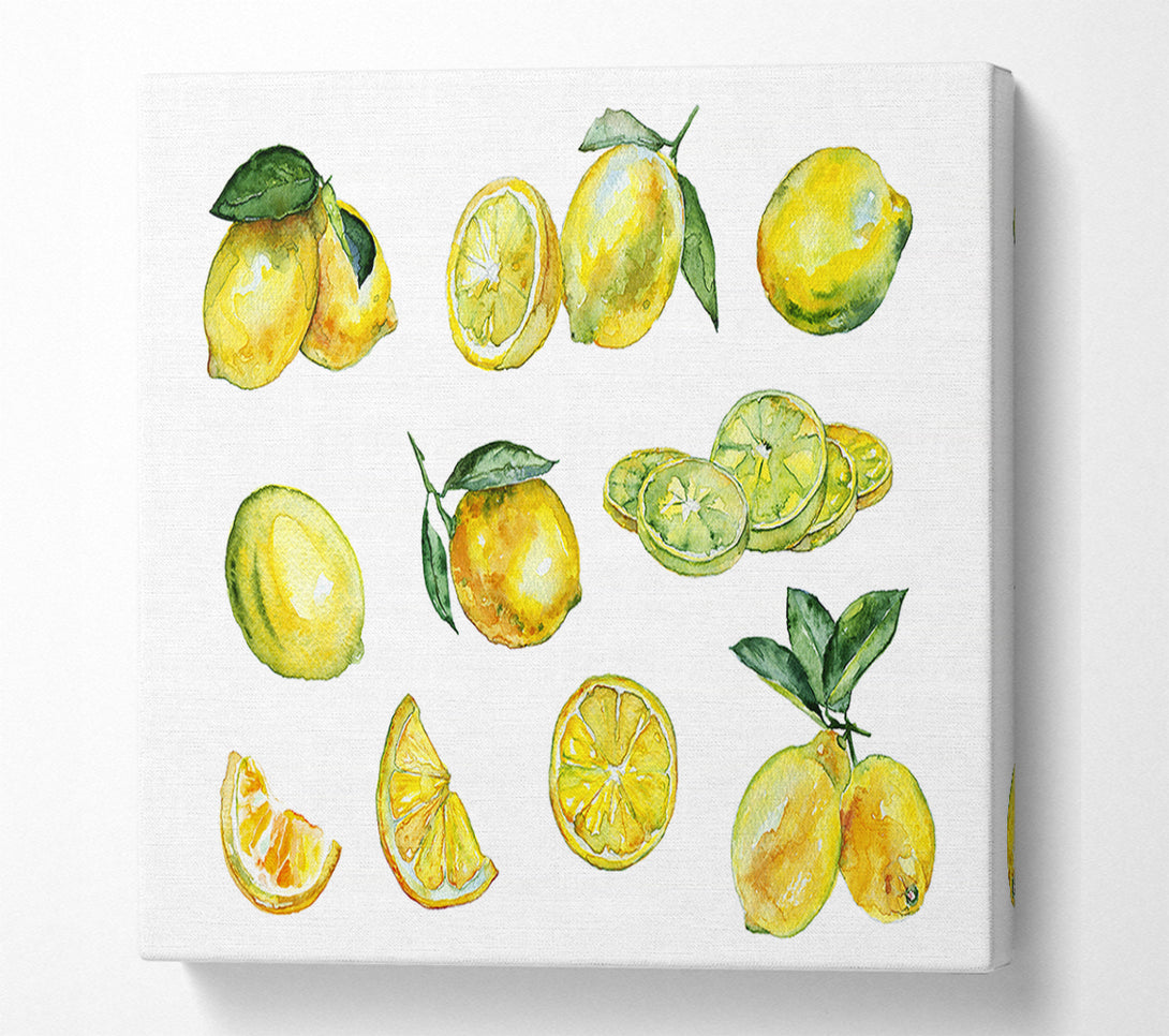  A Canvas Print of Just Lemons Canvas Art