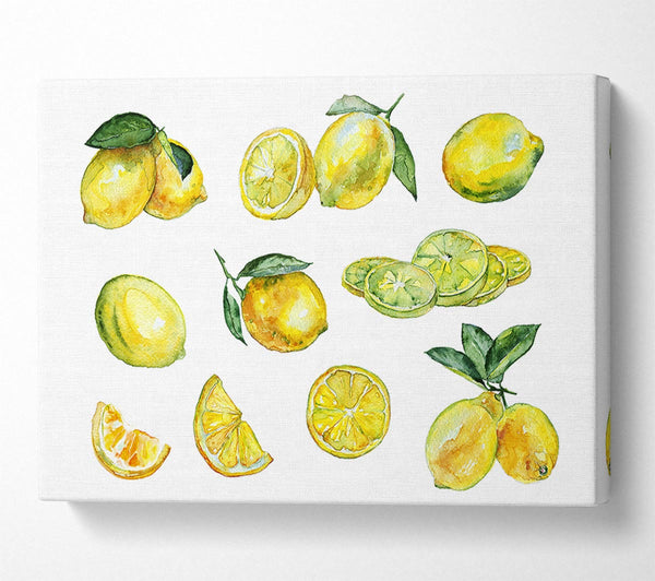 A Canvas Print of Just Lemons Canvas Art