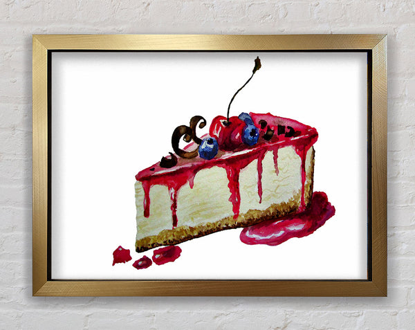 Cheesecake Delight Framed Print