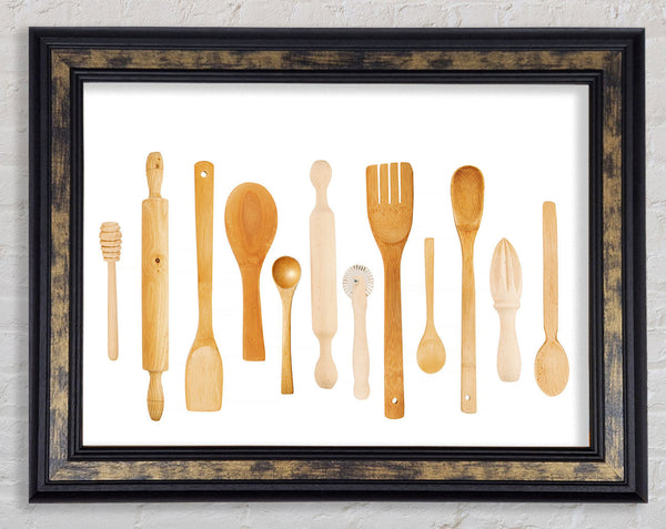 Utensils 12 Framed Print