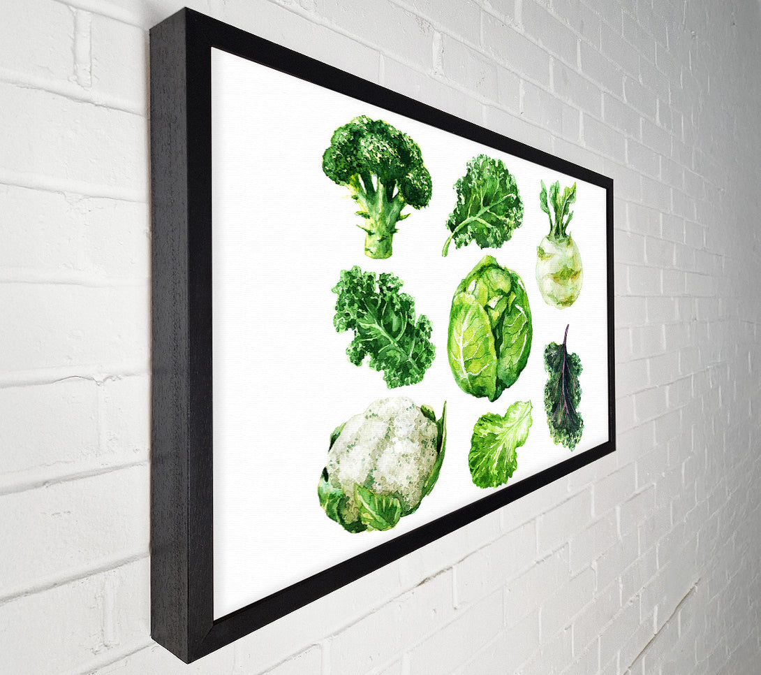  A Canvas Print of Vegetable Selection 3 Canvas Print