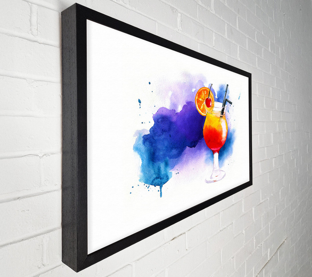  A Canvas Print of Tequila Sunrise Cocktail Canvas Art