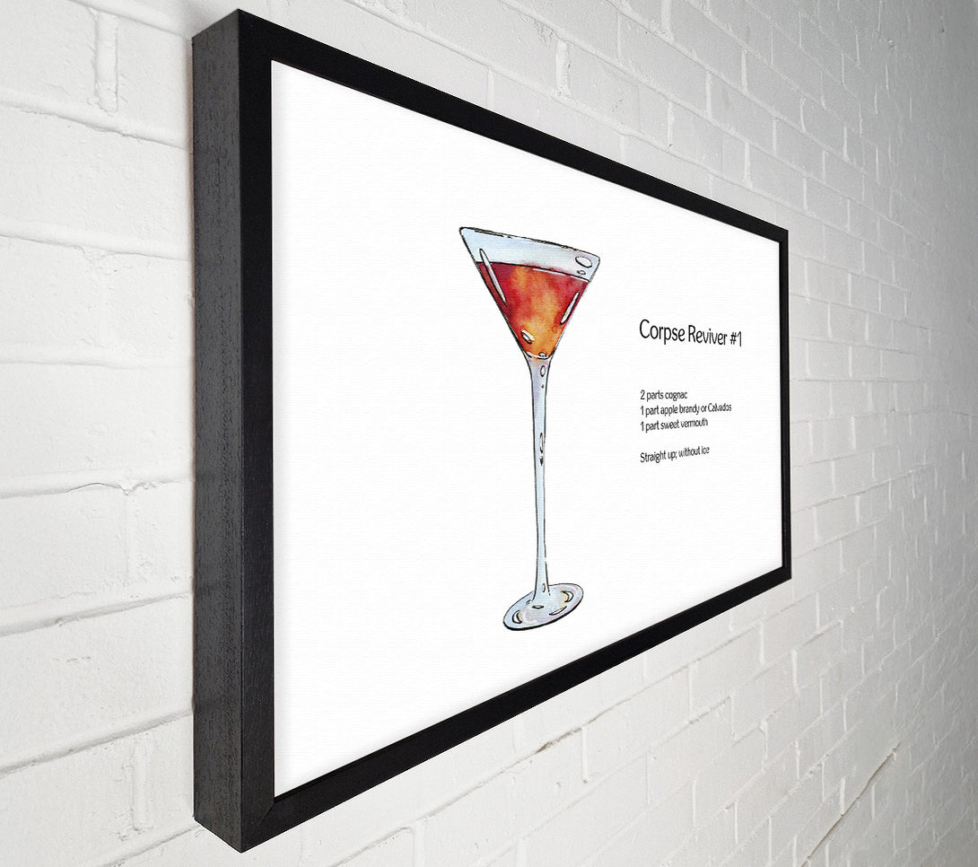  A Canvas Print of Corpse Reviver Cocktail Canvas Print