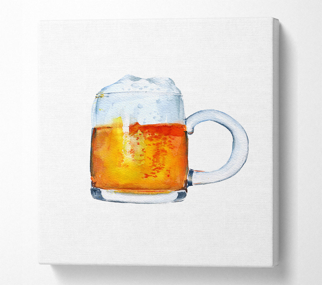  A Canvas Print of Beer Time 3 Canvas Wall Art