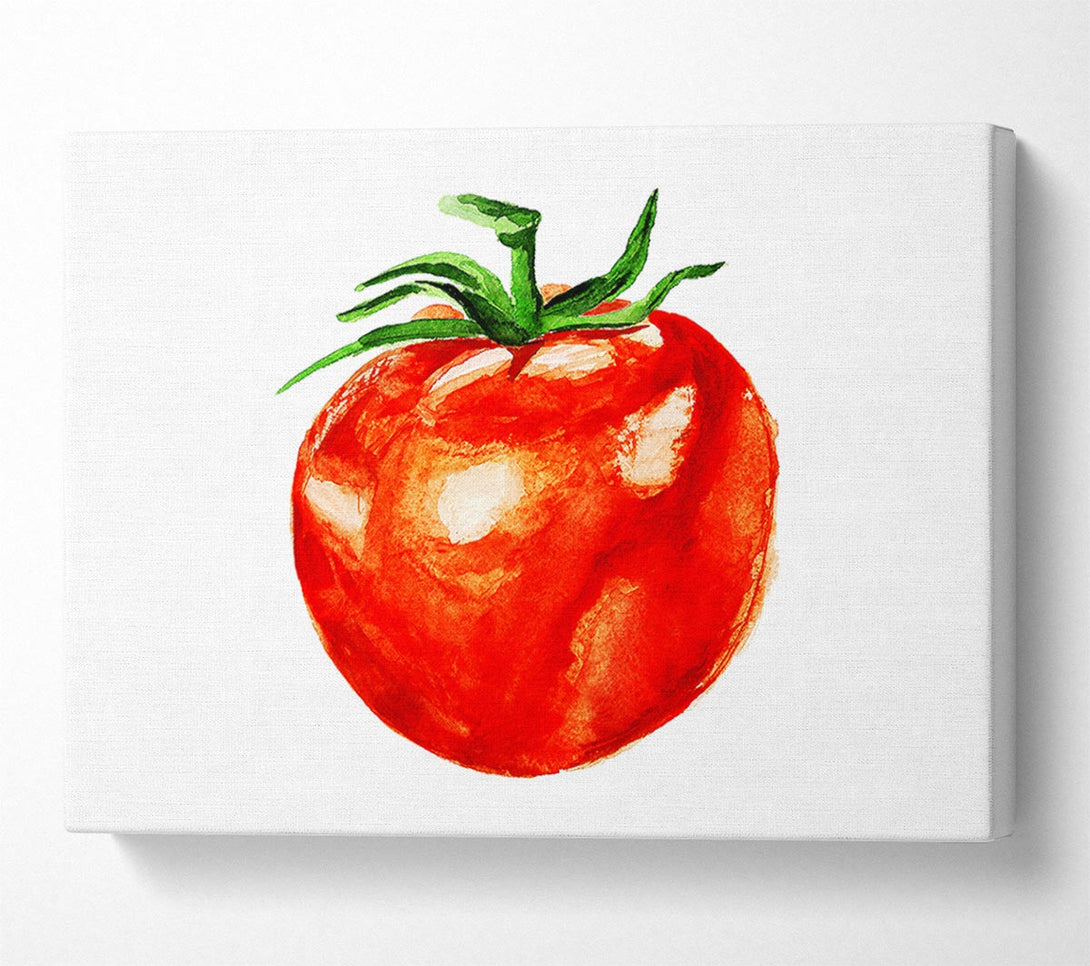  A Canvas Print of Single Tomato Canvas Wall Art