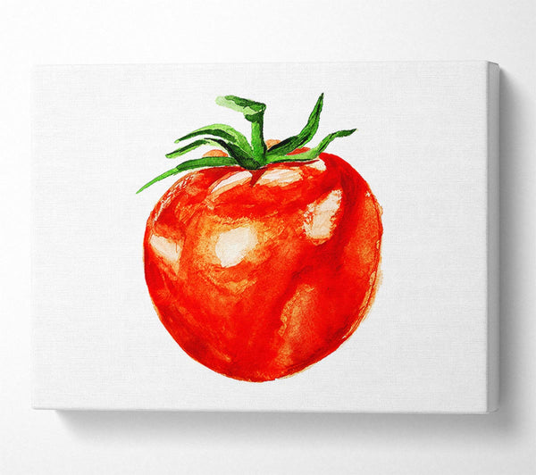  A Canvas Print of Single Tomato Canvas Wall Art