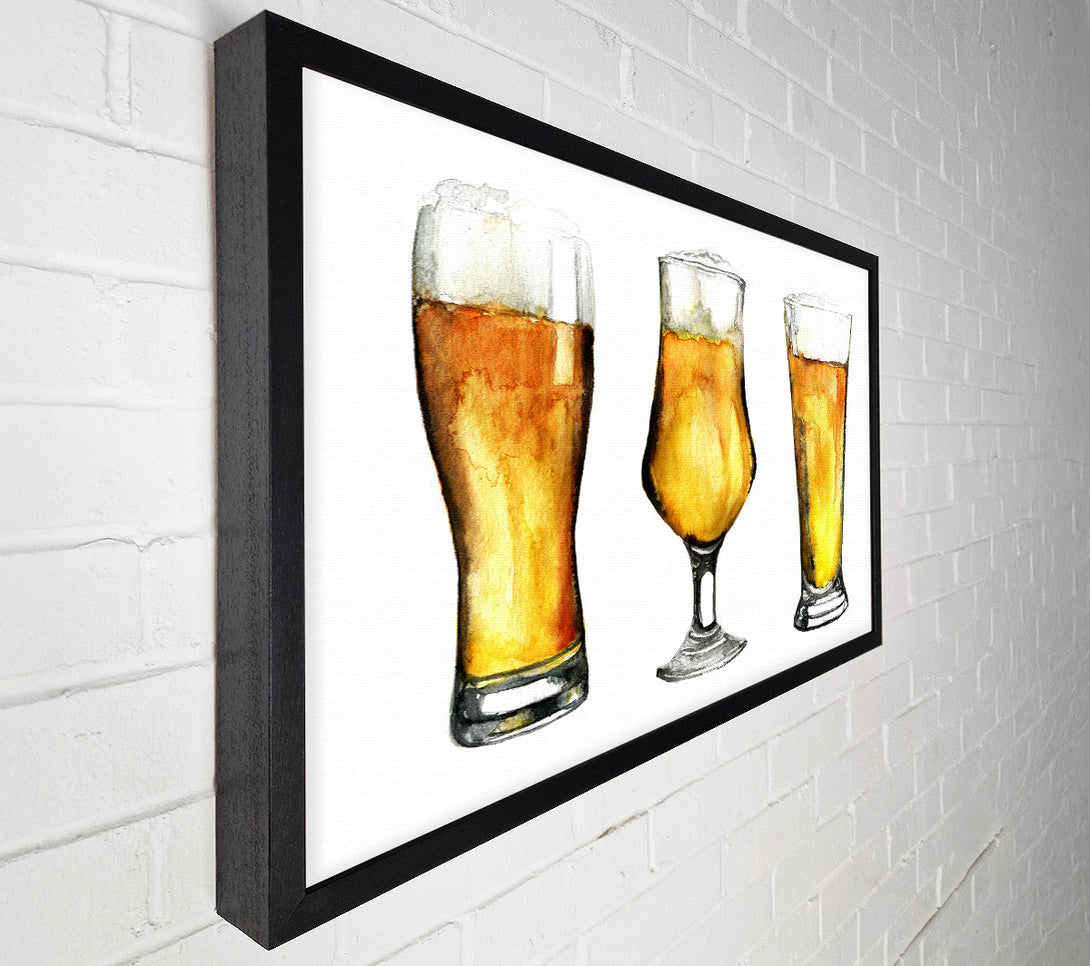  A Canvas Print of Beer Time 2 Canvas Print