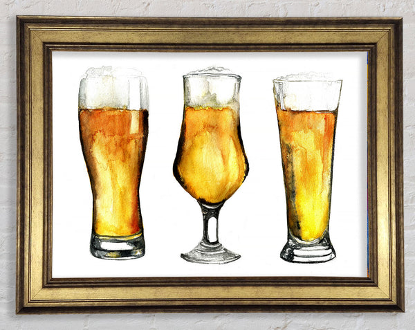 Beer Time 2 Framed Print