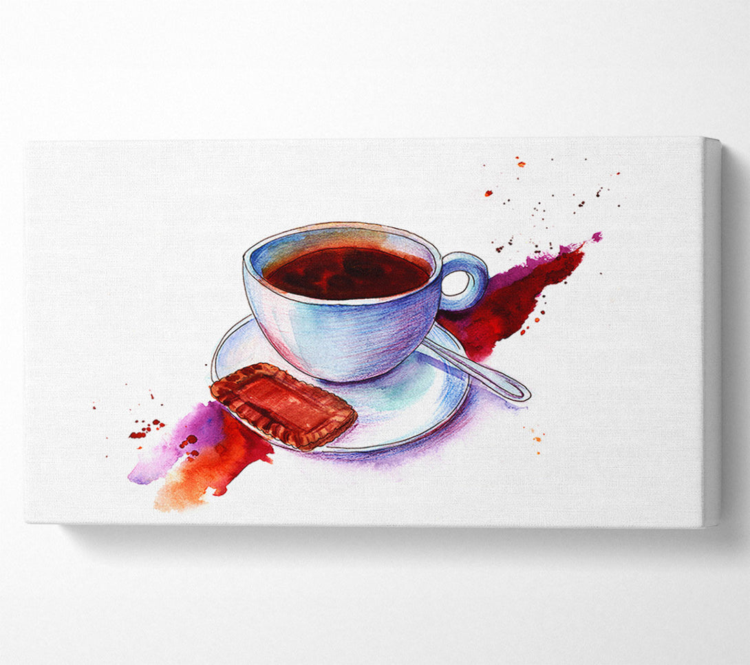  A Canvas Print of Tea And Biscuits Canvas Wall Art