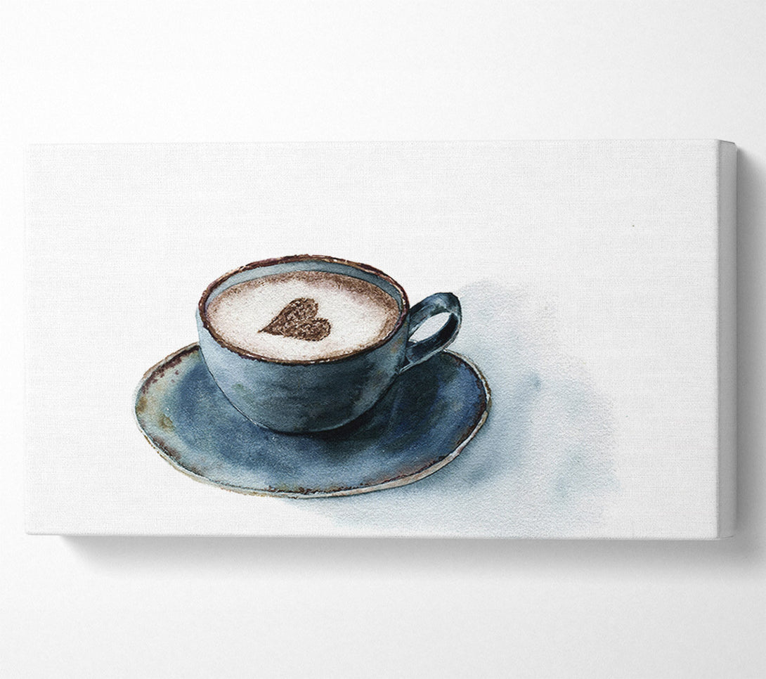  A Canvas Print of Coffee Love Canvas Print
