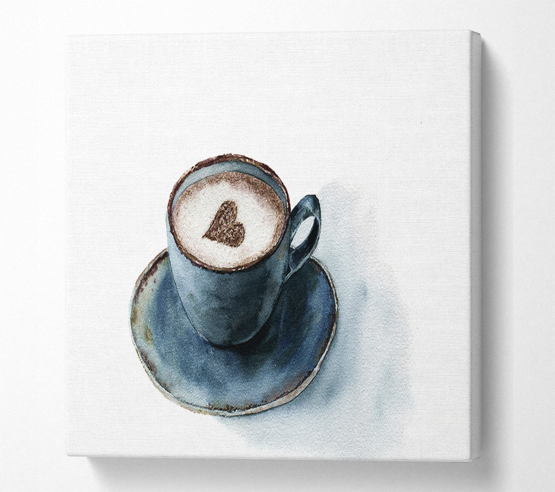  A Canvas Print of Coffee Love Canvas Print