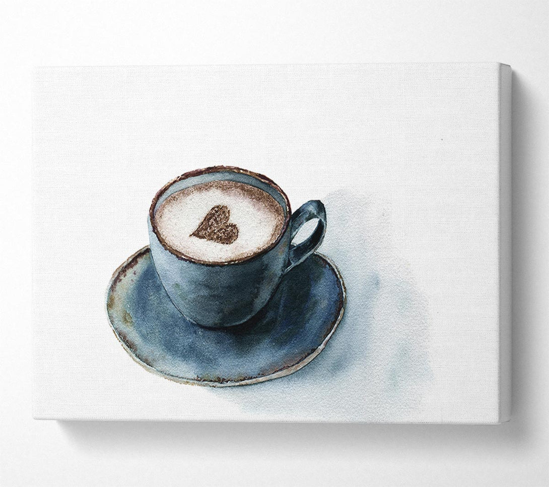  A Canvas Print of Coffee Love Canvas Print