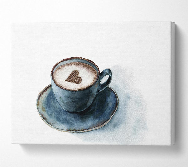  A Canvas Print of Coffee Love Canvas Print