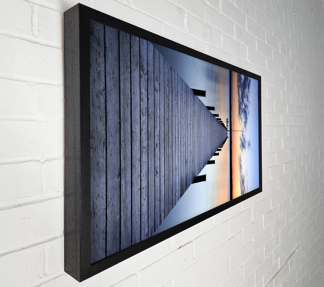  A Canvas Print of At The End Of The Pier Canvas Art