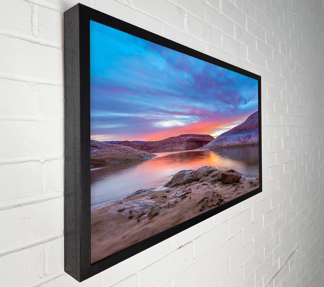  A Canvas Print of Fire Water Canvas Wall Art