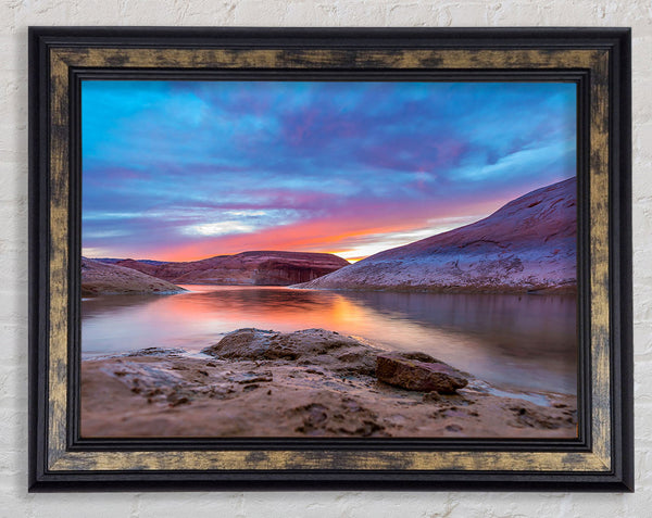 Fire Water Framed Print