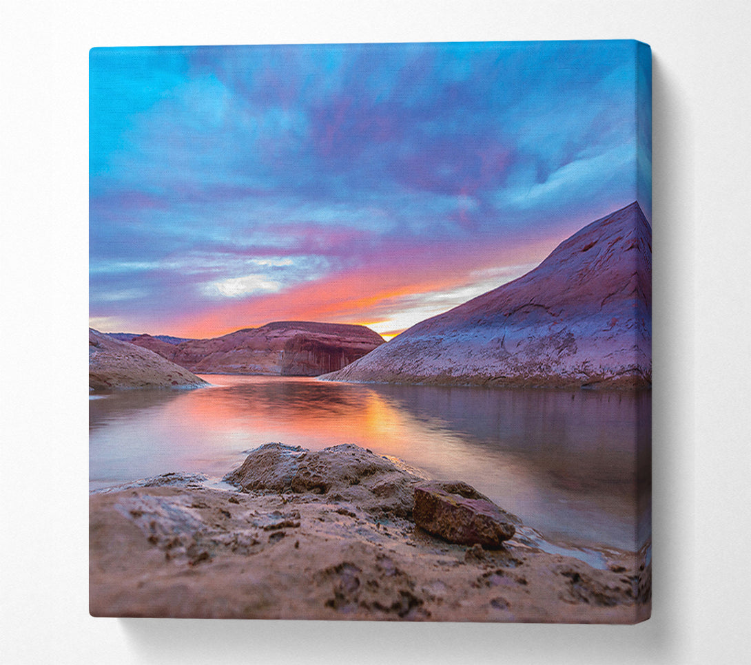  A Canvas Print of Fire Water Canvas Wall Art