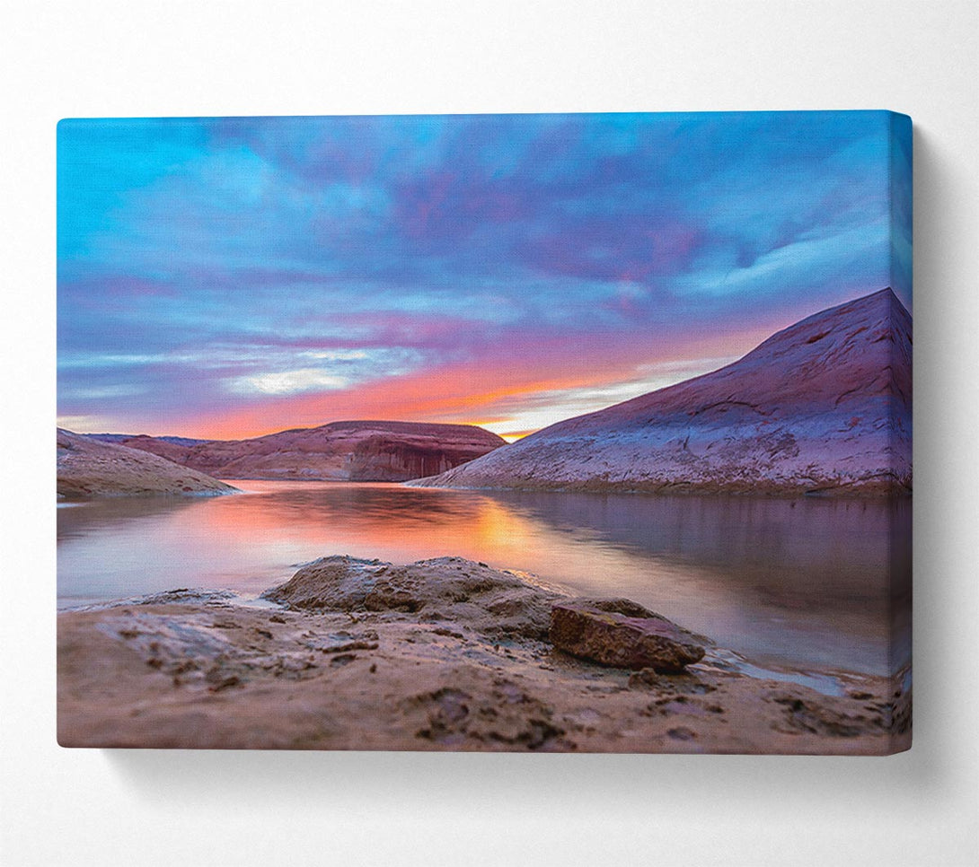  A Canvas Print of Fire Water Canvas Wall Art