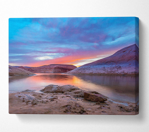  A Canvas Print of Fire Water Canvas Wall Art